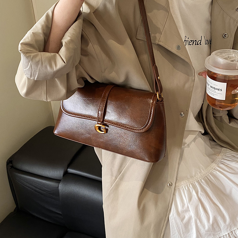 Fashion women's bag 2025 new single shoulder underarm bag designer crossbody bag