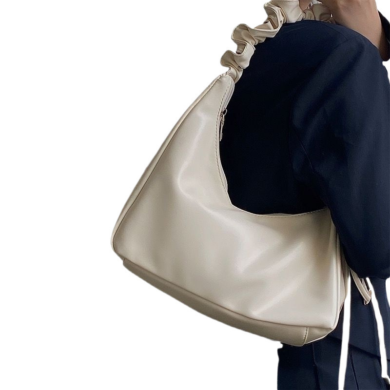 designer bag Niche Luxury bag Design Baguette Bag Single Shoulder Crossbody Pleated Cloud Bag Underarm Bag Fashion Simple Design Women's Bag