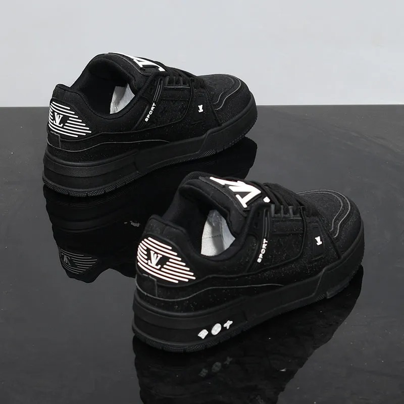 Designer Shoes New Spring Autumn Casual Shoes Couple Sneakers Sports Shoes Letter Running Shoes Breathable Comfortable Mesh Shoes Canvas Synthetic Lea