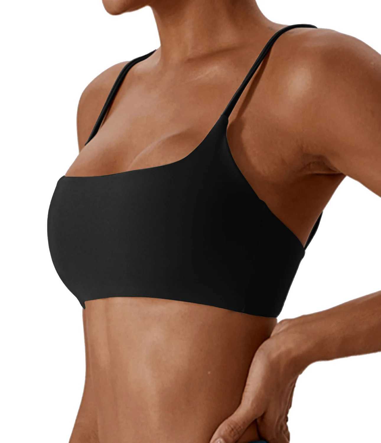 Super Soft Fabric Back Cross Sports Bra Fitness Top Womens High-Quality Clothes Womens Fitness Running Bra Fitness B Z250812