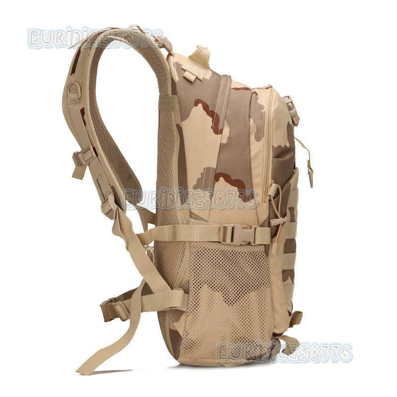 Outdoor Leisure Sports Camouflage Tactics Backpack Hiking Bag Load Bag Travel Function Luggage Molle Backpack H250811