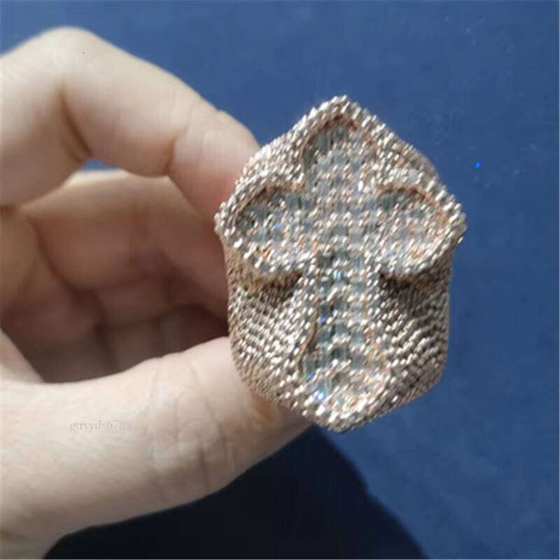 Haute couture ring Boutique Jewelry Sterling Sier S Icy Heishi Hip-Hop Ring