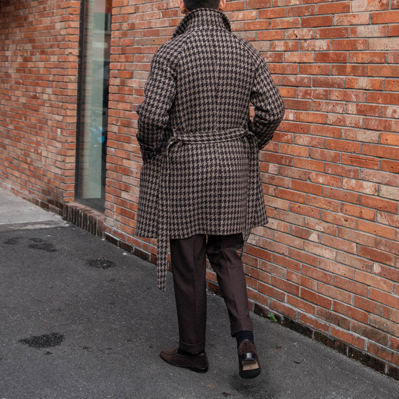 Casual Winter Thickened Men Coat Stand Collar Single Breasted Woolen Warm Autumn Winter Jacket Coat Custom Made