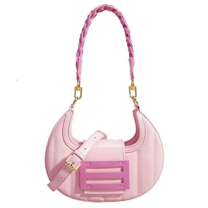 toteBag Shoulder bag ROSE NOIRE Horn Underarm Crescent Saddle Niche Design Women S New Single Crossbody Bag Trendy