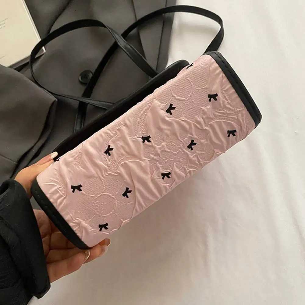 2025 New Fashion Butterfly Knot Handbag Womens French Style Underarm Versatile Single Shoulder Crossbody Bag Z250812