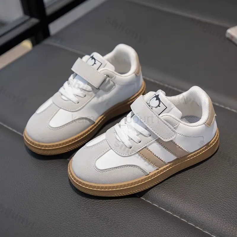100% Cotton Kids Shoes Casual Sneakers Non-slip Soft Bottom Spring Outdoor Boys Girls Running Shoes 4-16 Years Old Kids Toddler Shoes M250812