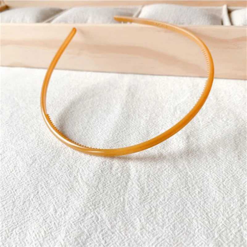 12 Wen Girls Super Thin Plastic Hairbands Solid Shining Hair Holder Cute Candy Bands X250812