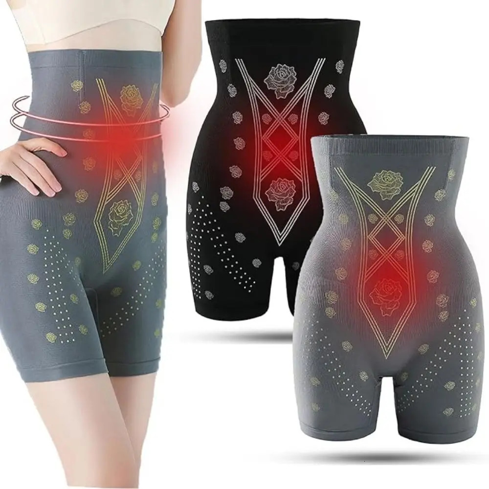 Negative Oxygen Ion Detox Shaping Shorts Ion Shaping Shorts for Weight Loss Negative Fat Burning Shaper Tummy Control Bodysuit 250807
