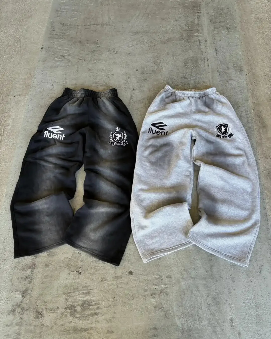 Fashion Embroidered Letters Sportswear Casual Color Mens And Womens Oversized Sweater Pants 250808