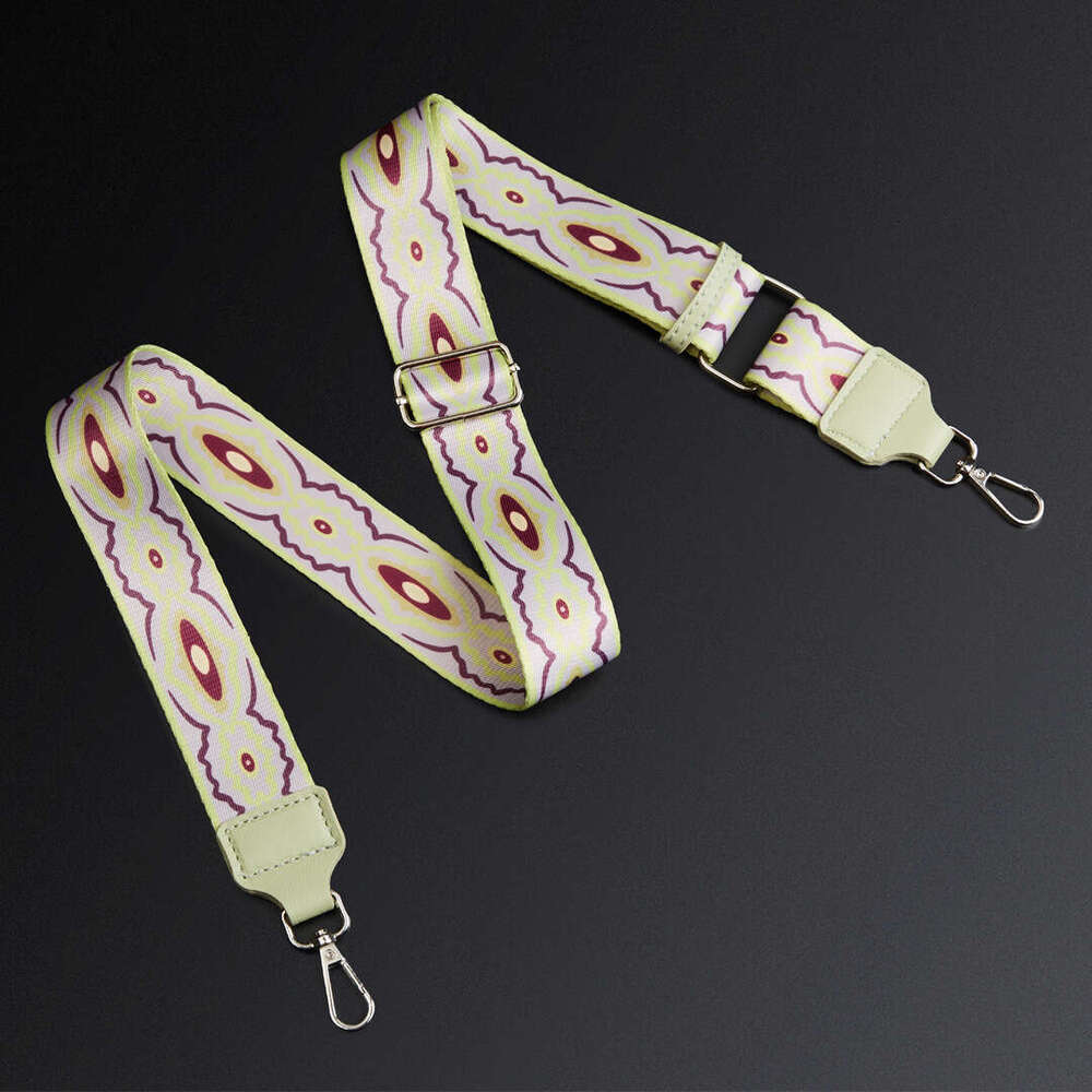 Spare Woven 3.7Cm 1.0Inch Semi-Thick Jacquard Bag Strap Crossbody Single Shoulder Ethnic Style B5