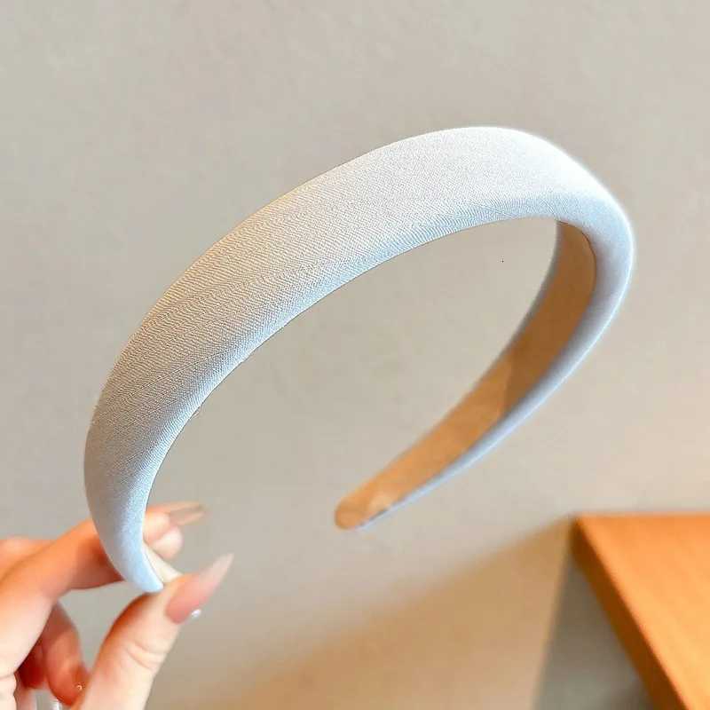 Blue Series Sponge Band Wen Elegant Gold Label New Korean Style Wide Brimmed Hair Hoop Fashion Girl Face Wash Hair Band X250812