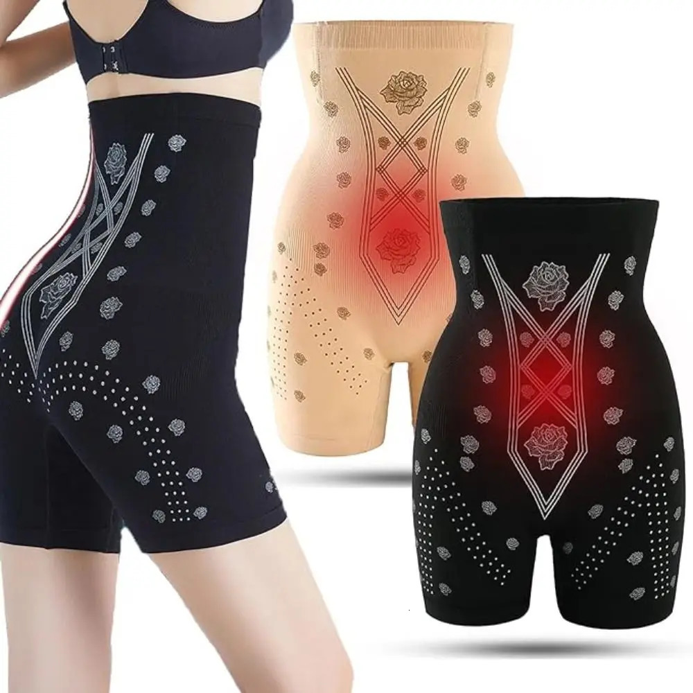 Negative Oxygen Ion Detox Shaping Shorts Ion Shaping Shorts for Weight Loss Negative Fat Burning Shaper Tummy Control Bodysuit 250807