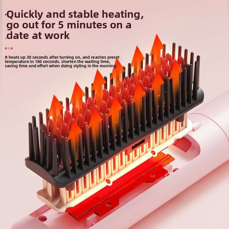 New Brush Automatic Styling Straightening Negative Ion Hair Care Non-Damaging Cool Wind Curling Iron