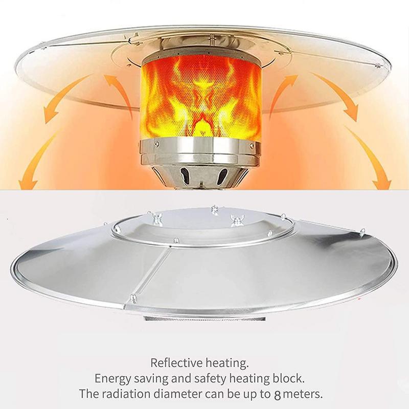 Patio Heater Replacement Dome Part Propane Heat Reflector Shield Top For Outdoor Heaters Windshield Propane Patio Heaters For