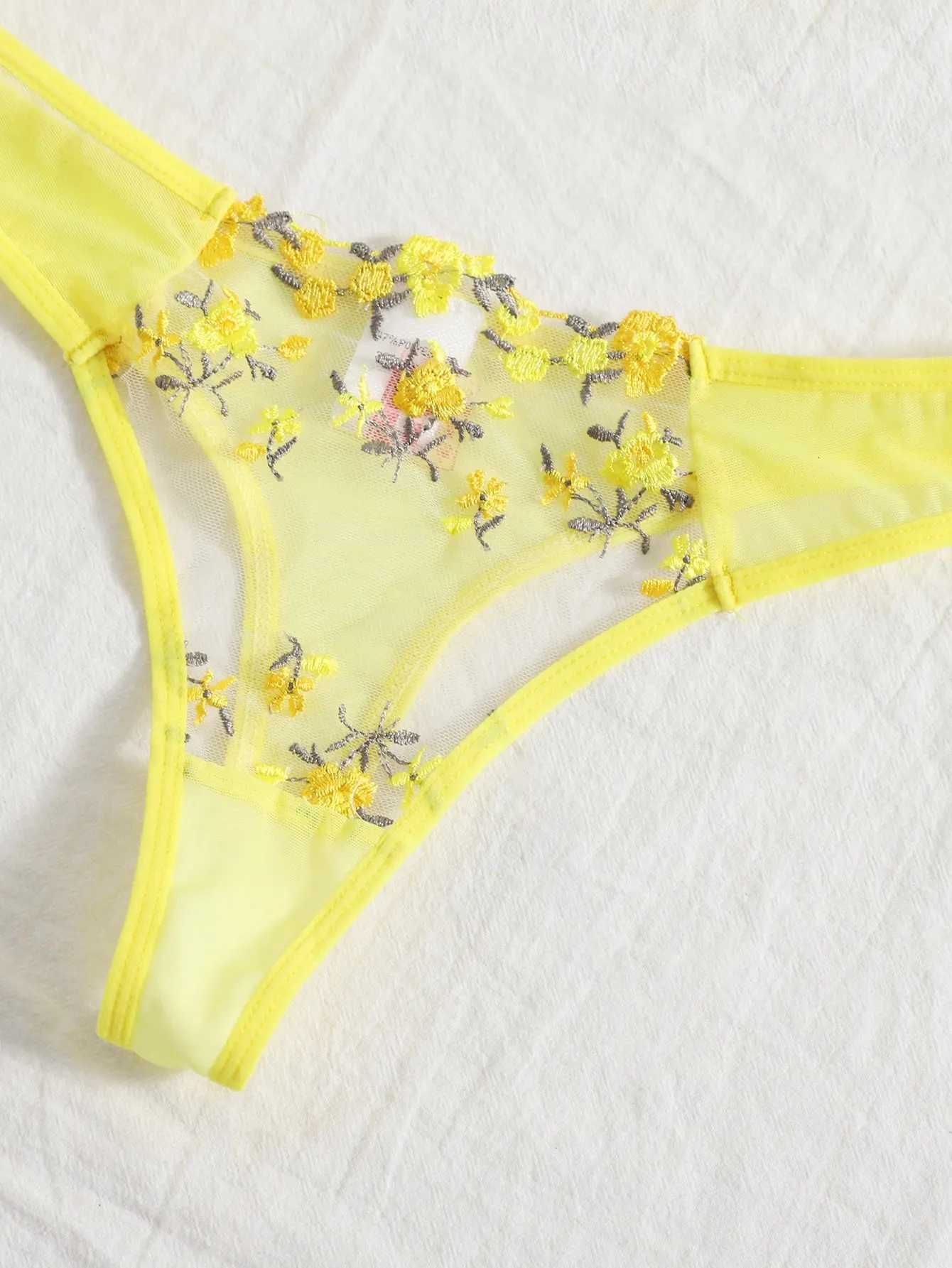 2024 Sexy Lingerie Woman Lace Transparent Underwear Fairy Embroidery Brief Sets Delicate Bra Kit Push Up Breves Sets Erotic BraXJ250812