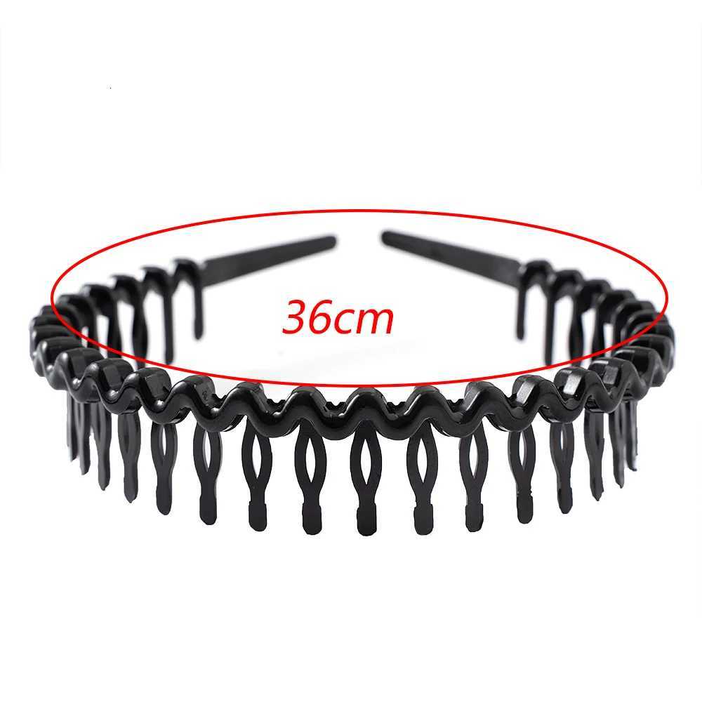 Matte Black Hair Hoop Non-Slip Hairband Fem All-Match Press Hair Buckle Bezel Band Girl Serrated Hair Accessories X250812