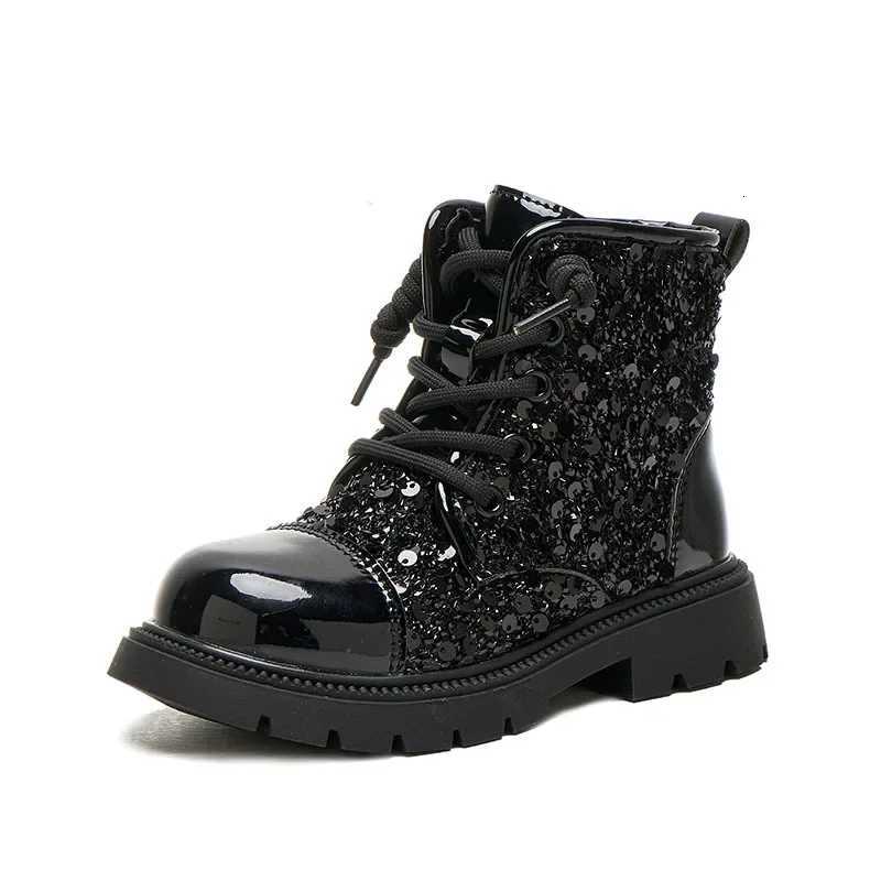 Children Short Boots for Girls 2024 Autumn Winter New Fashion Korean Style Soft Bottom Comfortable Casual Versatile Leather Shoe XJ250812