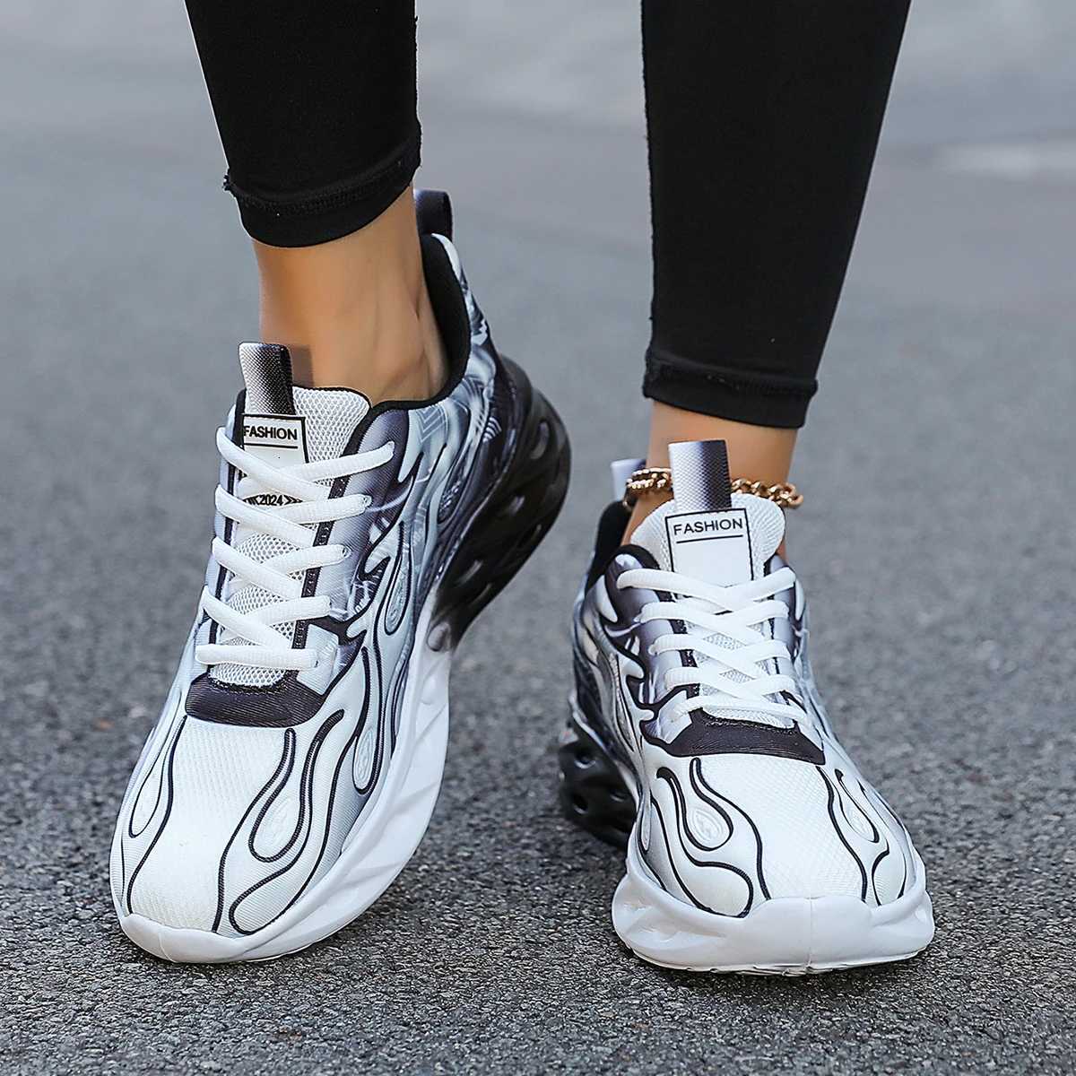 Sneaker Women Running Shoes Thick Sole Mesh Breathable Tennis Sports Shoes for Women Z250812