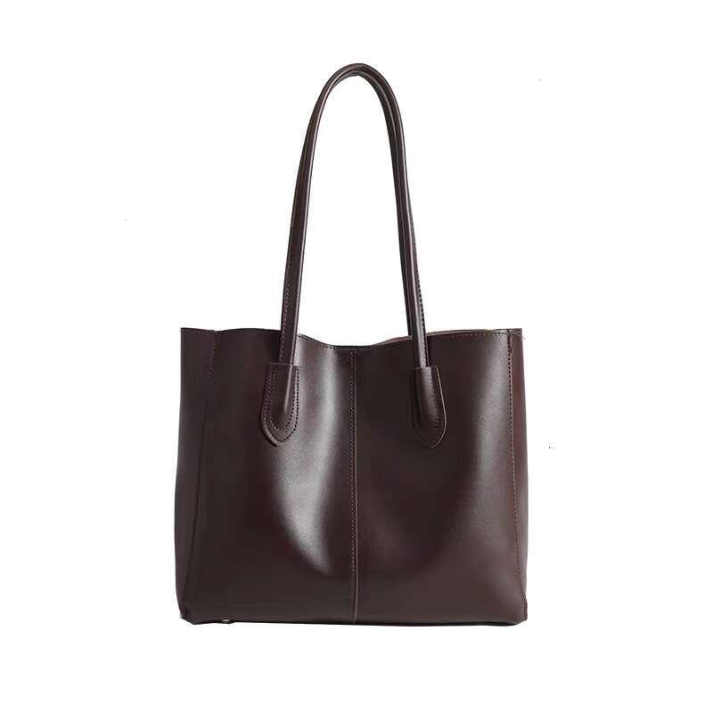 New Fashion Versatile Textured Commuter Women's Large Capacity Mother-Daughter Two-Piece Set Single Shoulder Tote Bag B5