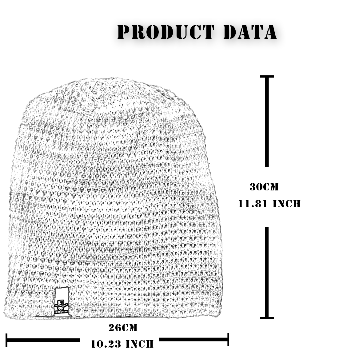 Multicolor Knit Slouchy Beanie Hat for Women & Men - Lightweight Breathable Baggy Skull Cap for Spring Summer Autumn Streetwear