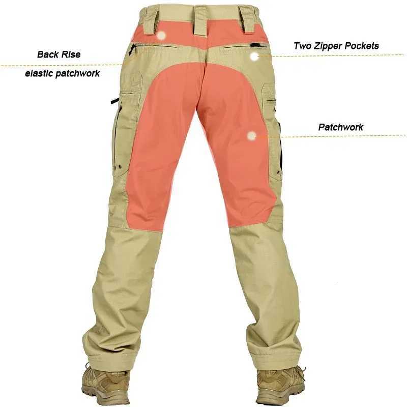40 Tactical Pants Men Outdoor SWAT Pants Multi-Pocket Cargo Trousers Waterproof Wear-Resistant Field Training Uniforms W250812