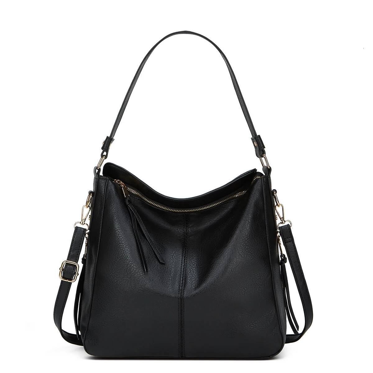 Ladies' new fashion retro large capacity tote simple handbag daily commuting for work and leisure single shoulder bag