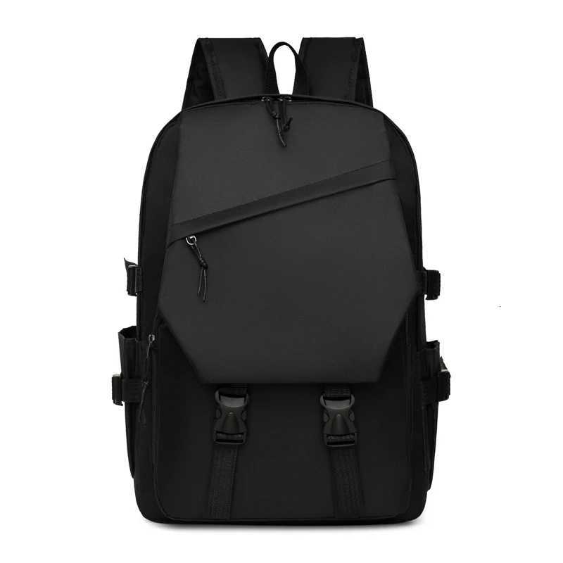 Mens Shoulder Backpack Large Capacity Wear-Resistant Durable Mountaineering Bag Computer Bag Y250811