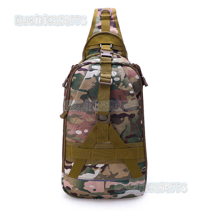 Apron New Camouflage Chest Bag Outdoor Single Shoulder Diagonal Straddle Bag Multipurpose Fishing Gear Bag Sports Tactics Handbag H250811