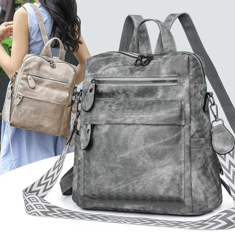 1 anti-theft medium-sized classic backpack minimalist adjustable shoulder bag very suitable for outdoor travel and back to sc Y250811