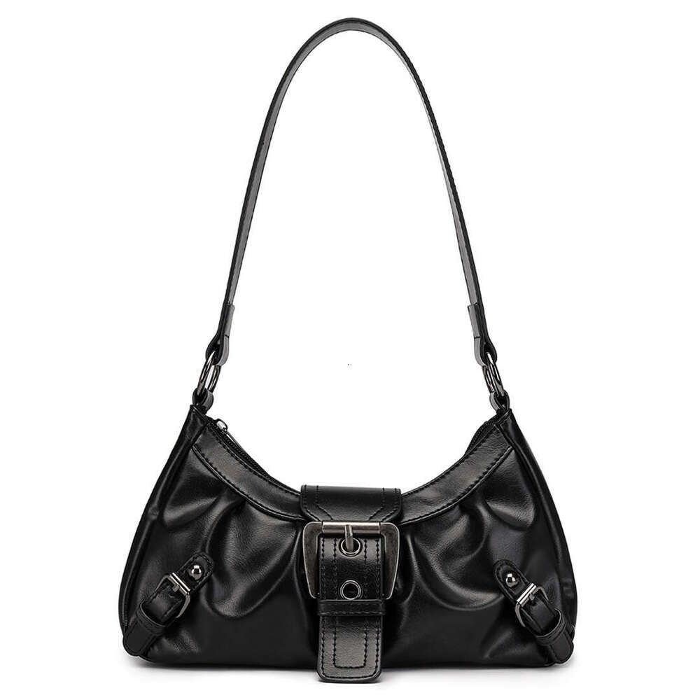 Spring And Summer New PU Leather Underarm Single Shoulder Handbag Y2k Hot Girl Women's Bag B5