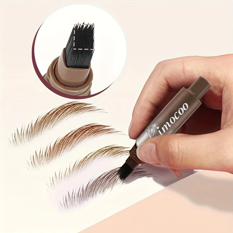 Waterproof Long-Lasting Eyebrow Tint Cream with Brush Smudge-Proof Liquid Eyebrow Pencil for Precise Natural-Looking Brows 250809