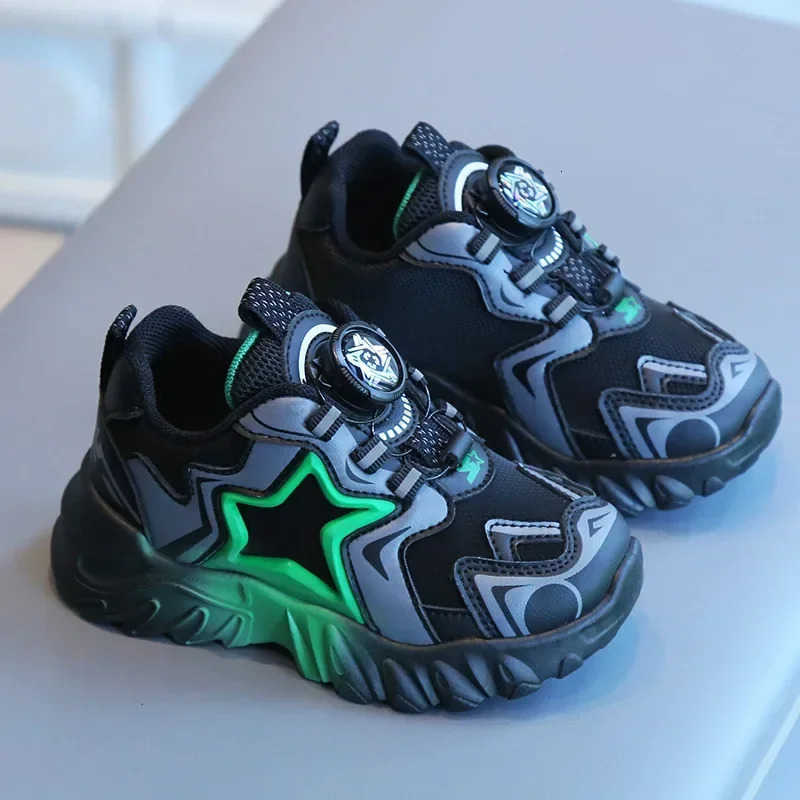 Boys Shoes Baby Girls New Spring Summer Rotating Button Children Sports Shoes Infant Kids Mesh Soft Breathable Casual Daddy Shoe T250812