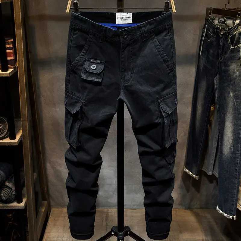 Fashion Harajuku Outdoor Mens Casual Cargo Pants Camouflage Print Multi Pocket Cotton Spring Autumn Loose Trousers Cargo Pants X250812