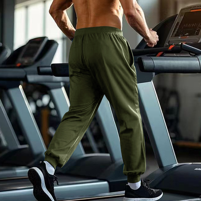 2025 Sweatpants Pants mens Men's four-season thin loop classic sports casual jogging training fitness sweatpants for men European size: S-3XL