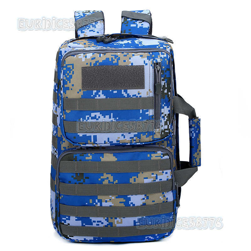 Apulon Large Capacity Tactical Bag 2023 New Multi-functional Three-use Bag Outdoor Hiking Backpack Camouflage Double Shoulder Bag H250811