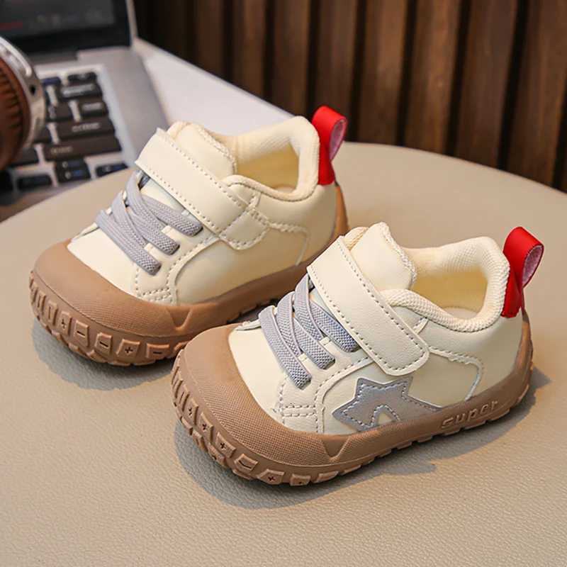 PU Leather Sport Shoes For Children Ergonomics Baby Boys Sneakers Trend Fashion Infant Girls First Step Casual Footwear XJ250812
