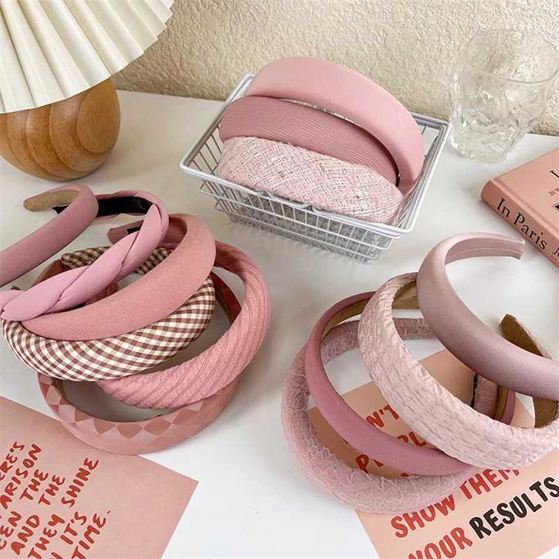 Collection Hair Hoop Hairband Wen Fashion Band Wide Padded Wear Girls Sweet Cute Hair Band Hair Accessories New X250812