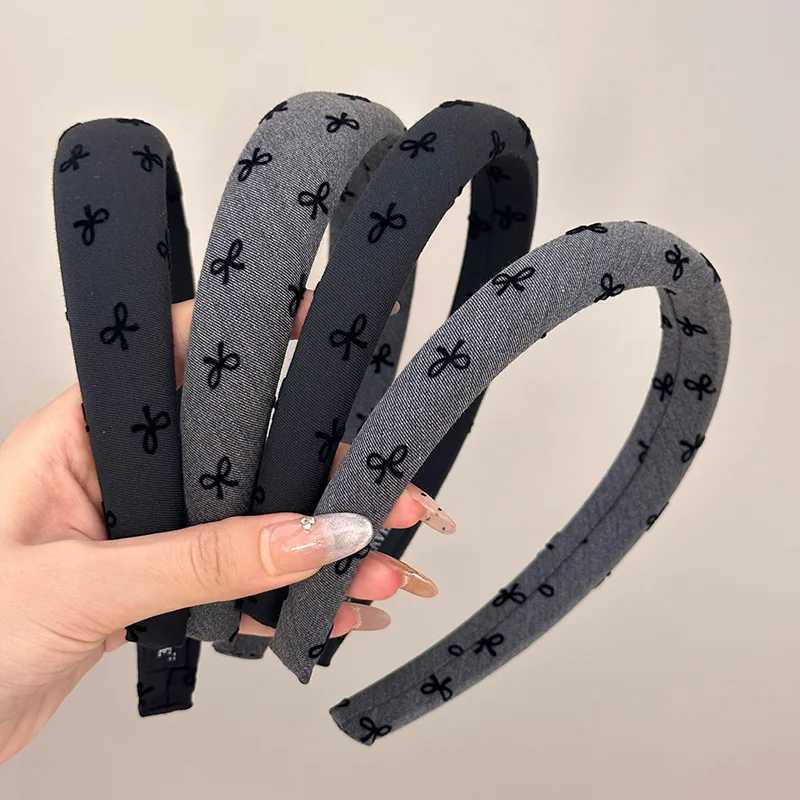 Hair Bands Accessories for Girls Wen Bands Korean Band Leading Fashion Bow Vintage Makeup Hoop Adts Kpop 2024 New In X250812