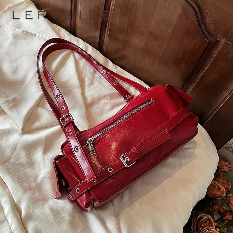 LFTSID Trendy PU Leather Shoulder Bag 2025 Y2K Summer Underarm Bag Daily Square Bag Casual Ladies New in Handbags and Purses Z250812