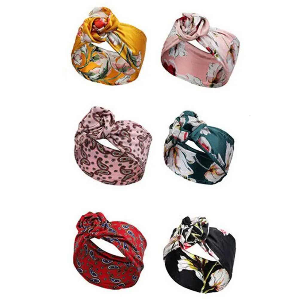 Cloth Fabric Wire Bands High Quality Floral Metal Wire Hair Band for Girls X250812
