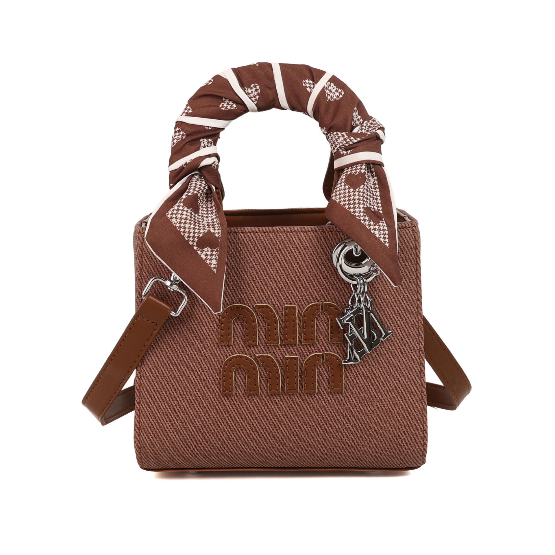 Women's Bag New High-End Princess Diana Style Versatile Embroidered Fashion Scarf Single Shoulder Handbag