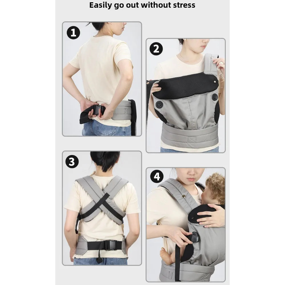 336 Month Baby Sling Wrap Infant Backpack Portable Babies Bag Ergonomic Multiuse s Accessories for born 250725