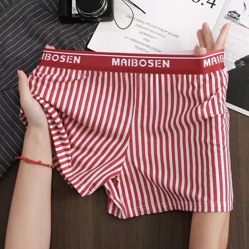 Comfort-Fitting Mens Cotton Boxer Shorts With Stylish Striped Design Arrow pants