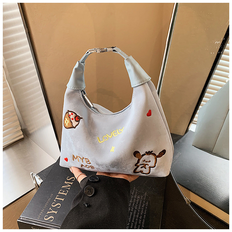 2025 Autumn New Shoulder Bag Popular bag Niche Embroidery Women s Hand held Bag Autumn New Designer Bag New Women s Crossbody Bag women s Fashion Hand