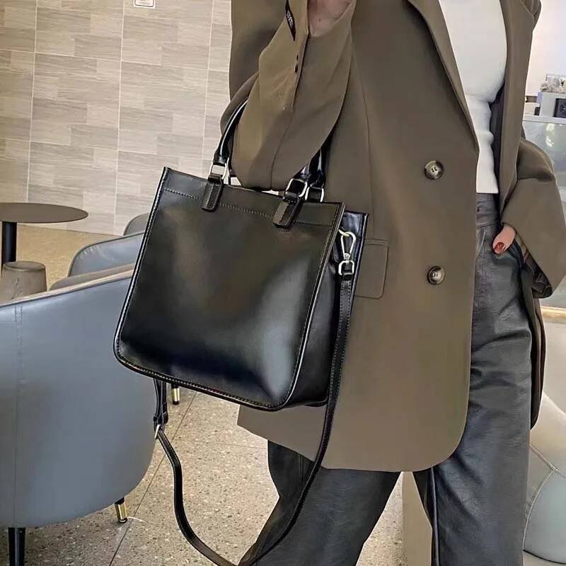 2025 Fashion tote leather Shopper women top handle handbags quality commuter shoulder crossbody bag large capacity ddmymarket