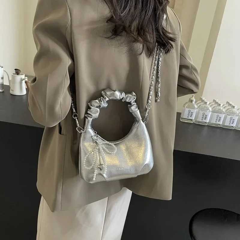 PU Leather Red Shoulder Bag Women Fashion Korean Sweet Crossbody Bag 2024 New High-quality Leisure Underarm Bag Handbags Z250812