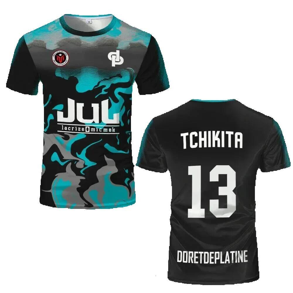 New Summer JUL Jersey Tchikita Youth Breathable Quick-Dry Training Soccer Men and Women Fashion Sport Beach Shirt