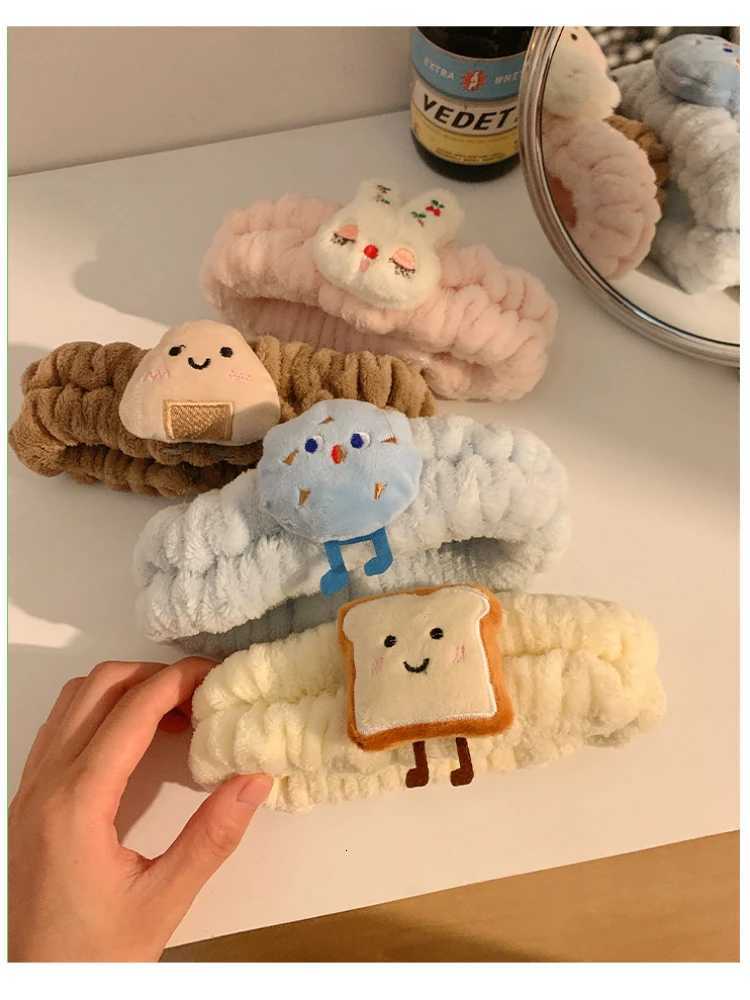Spa Band Wristband for Washing Face Fleece Skincare Toast Hair Band Wrist Cuffs for Women Girls Makeup X250812