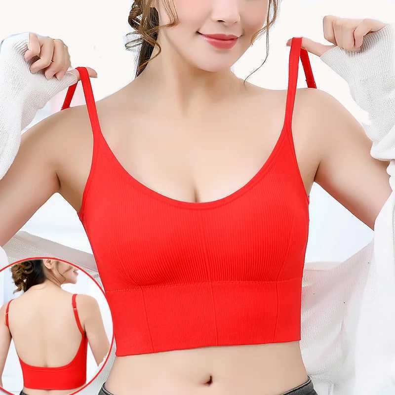Red Beauty Back Sport Bras Nylon Summer Women Wireless Underwear Push-Up Female Lingerie Sexy Fitness Leisure Vest Tops Z250812