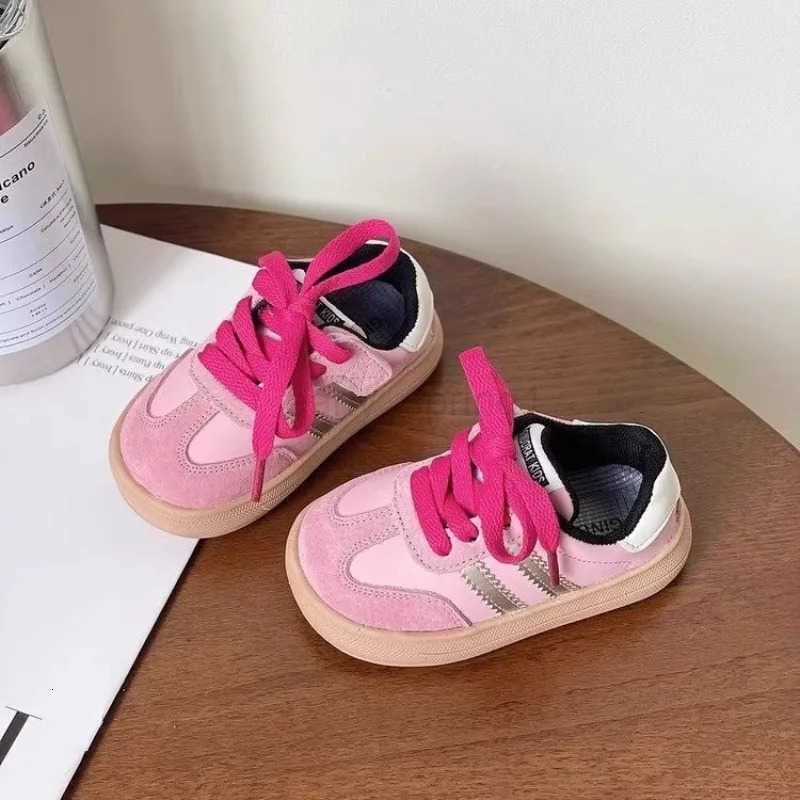 Spring Autumn New Baby Sneakers Boys Girls Leather Sport Sneakers Children School Shoes Size 18-26 T250812